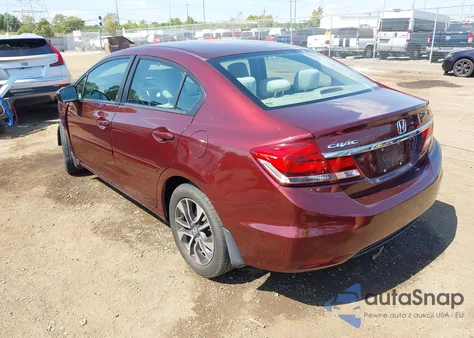 2015 Honda Civic Ex из США, поврежденный, VIN 19XFB2F82FE098722